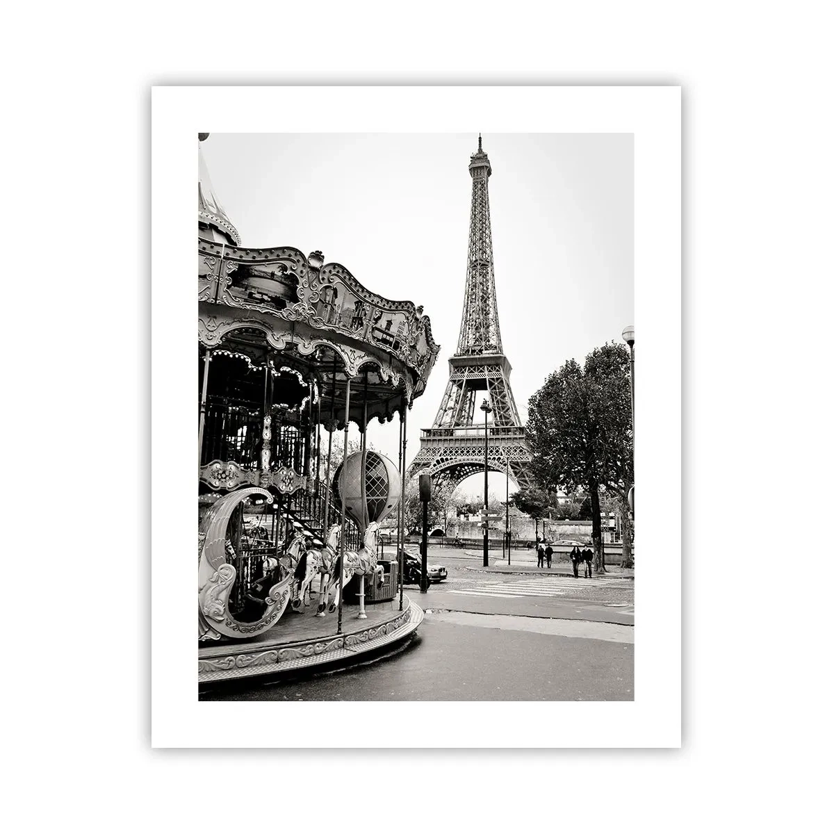 Plakat - Når der gælder sjov, er det kun i Paris - 40x50 cm