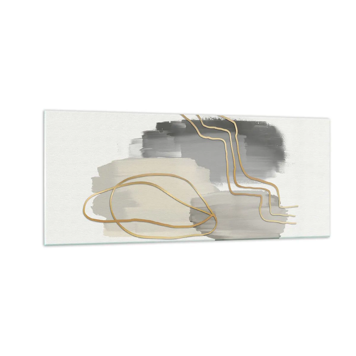 Billede på glas - Vedholdenhed og bevægelse - 100x40 cm