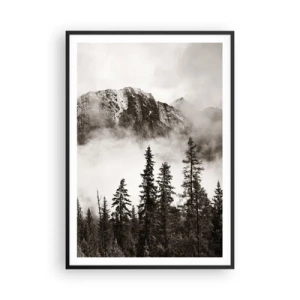 Plakat i sort ramme - Granit hersker - 70x100 cm