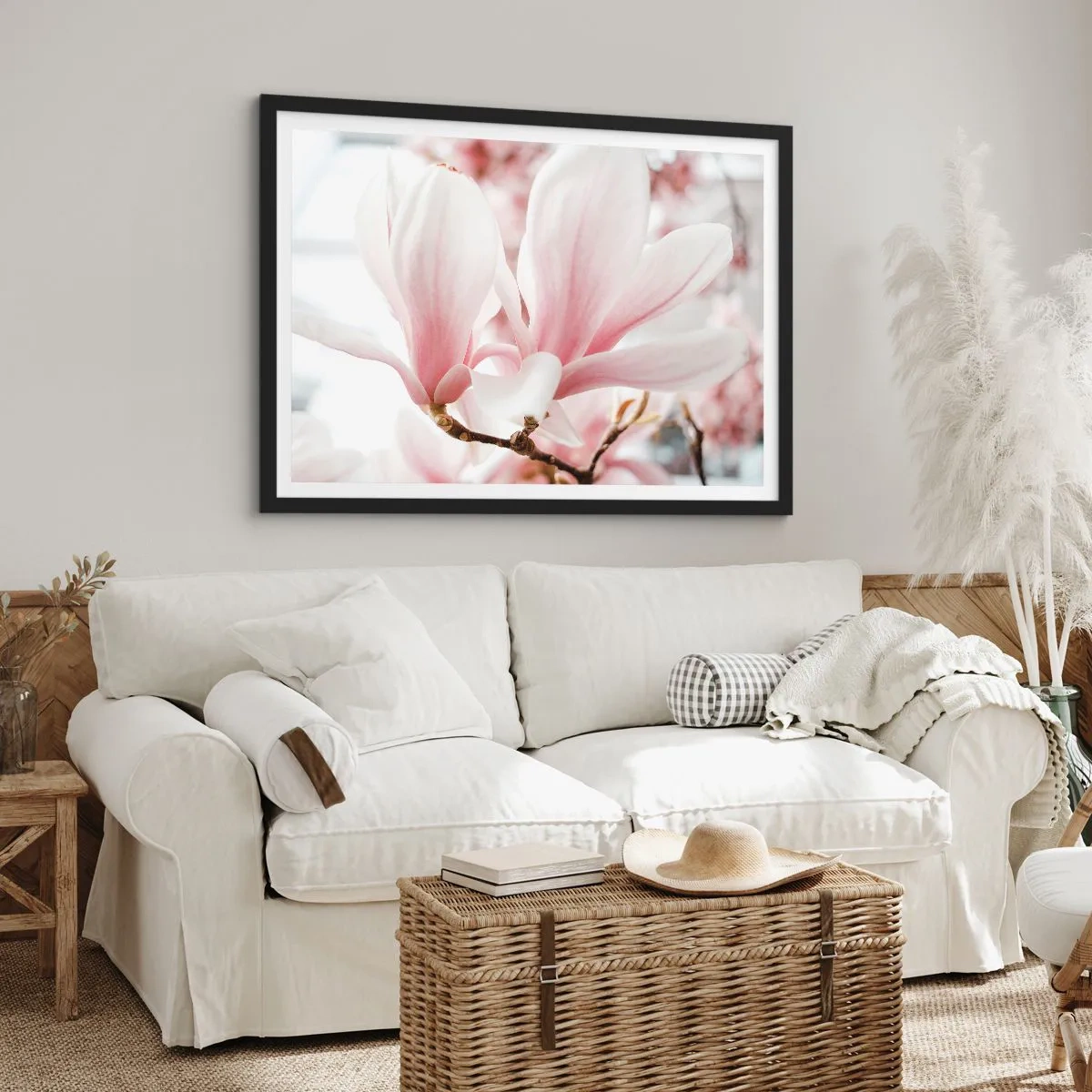 Plakat i sort ramme - Ømhedens umådelighed - 70x50 cm