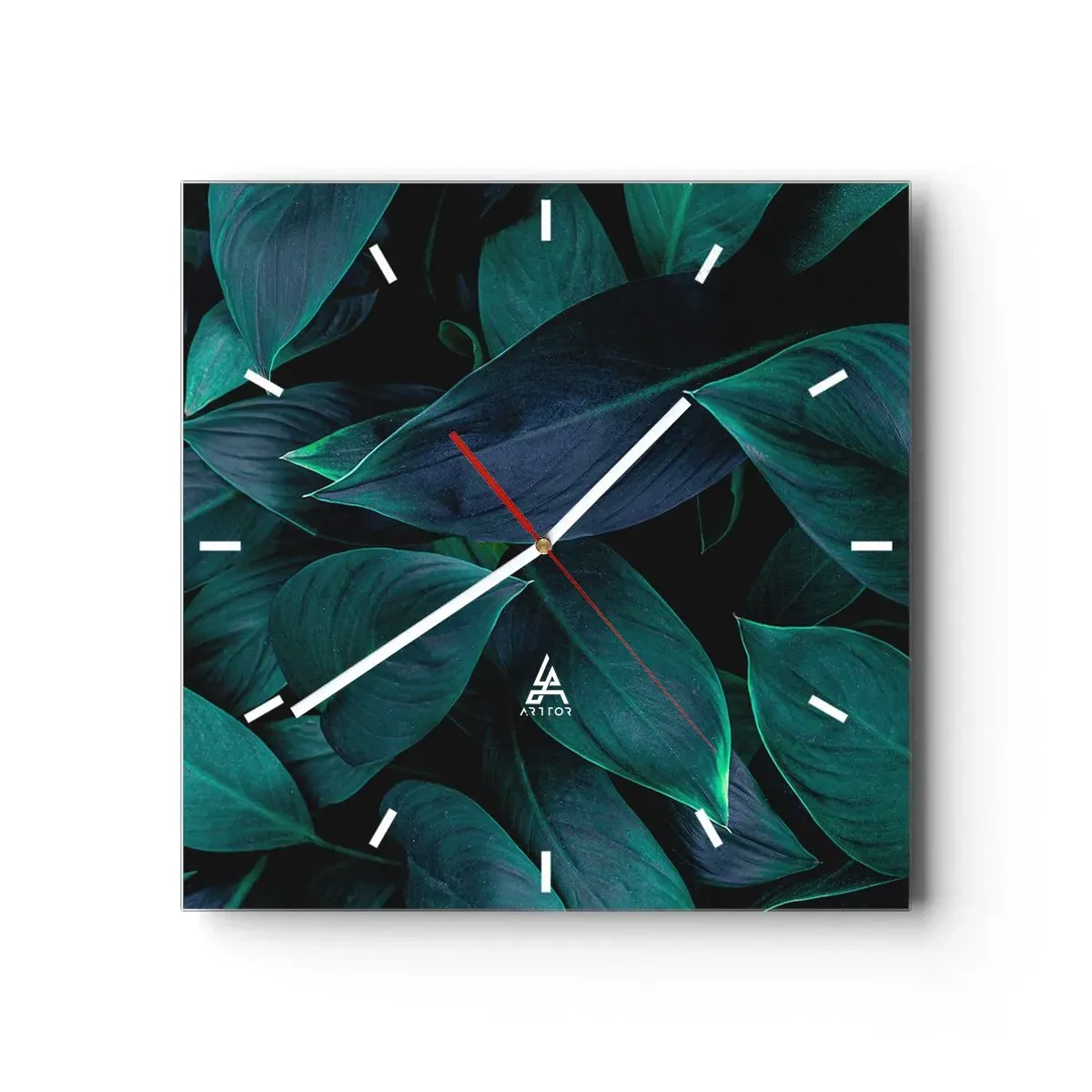 Vægur, Uret - Grønt i sig selv - 30x30 cm
