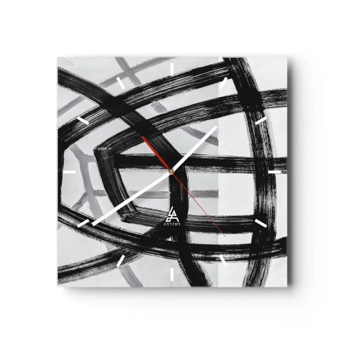 Vægur, Uret - Opbygning af dybde - 30x30 cm
