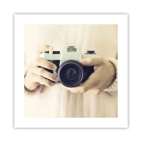 Plakat - For at se mere... - 40x40 cm