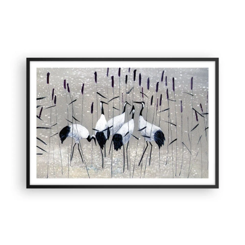 Plakat i sort ramme - Blandt sine egne - 91x61 cm