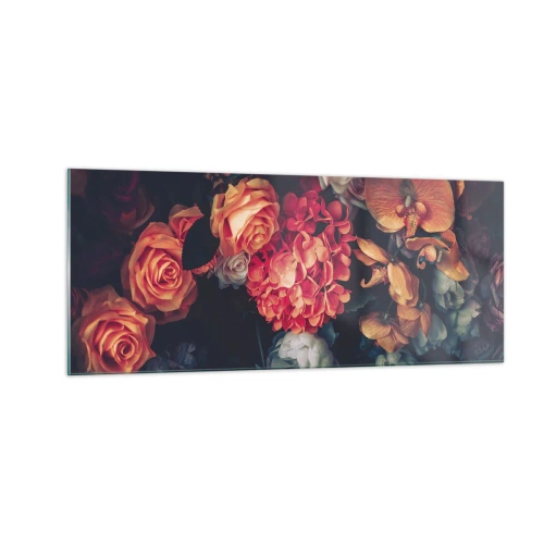 Billede på glas - Ligesom de hollandske mestre - 100x40 cm