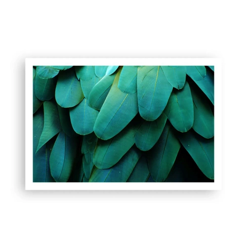 Plakat - Papegøjenaturens præcision - 91x61 cm