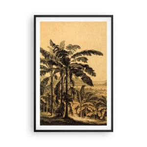 Plakat i sort ramme - I en kolonial atmosfære - 61x91 cm