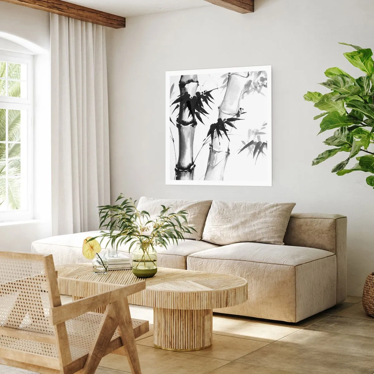 Plakat - Nærbillede af Orienten - 50x50 cm