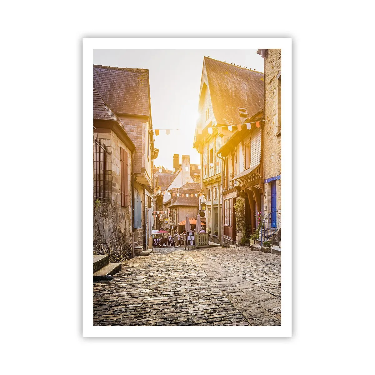 Plakat - Byens hvide spøgelse - 70x100 cm