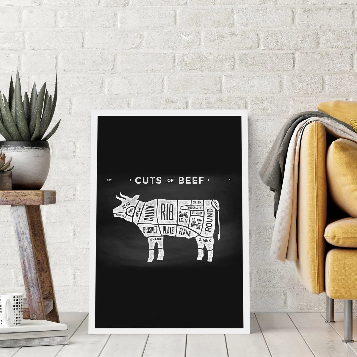 Plakat - Slagterens grundbog - 70x100 cm