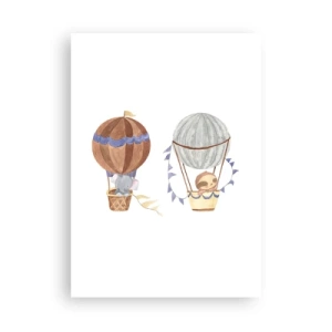 Plakat - Venner på farten - 50x70 cm