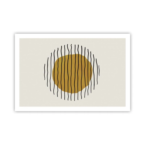 Plakat - Abstraktion, der skælver af varme - 91x61 cm