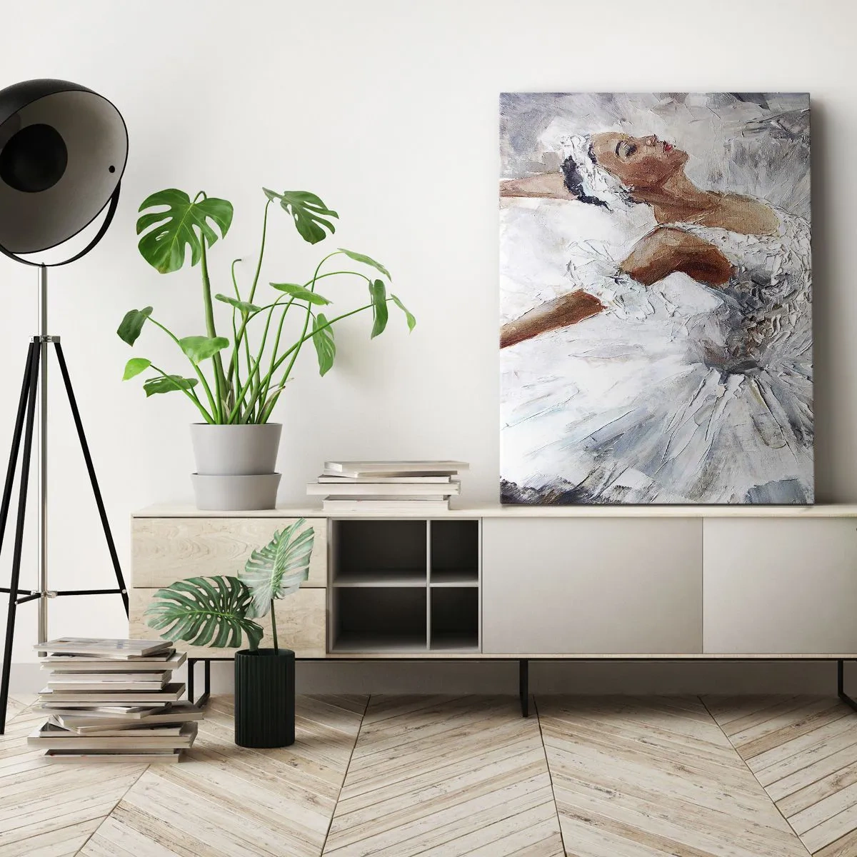Lærredstryk - Billede på lærred - Blød og let som tyl - 50x70 cm