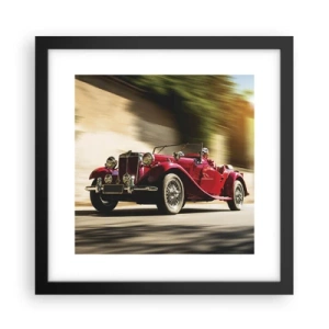 Plakat i sort ramme - Smukkere end Nike fra Samothrake - 30x30 cm