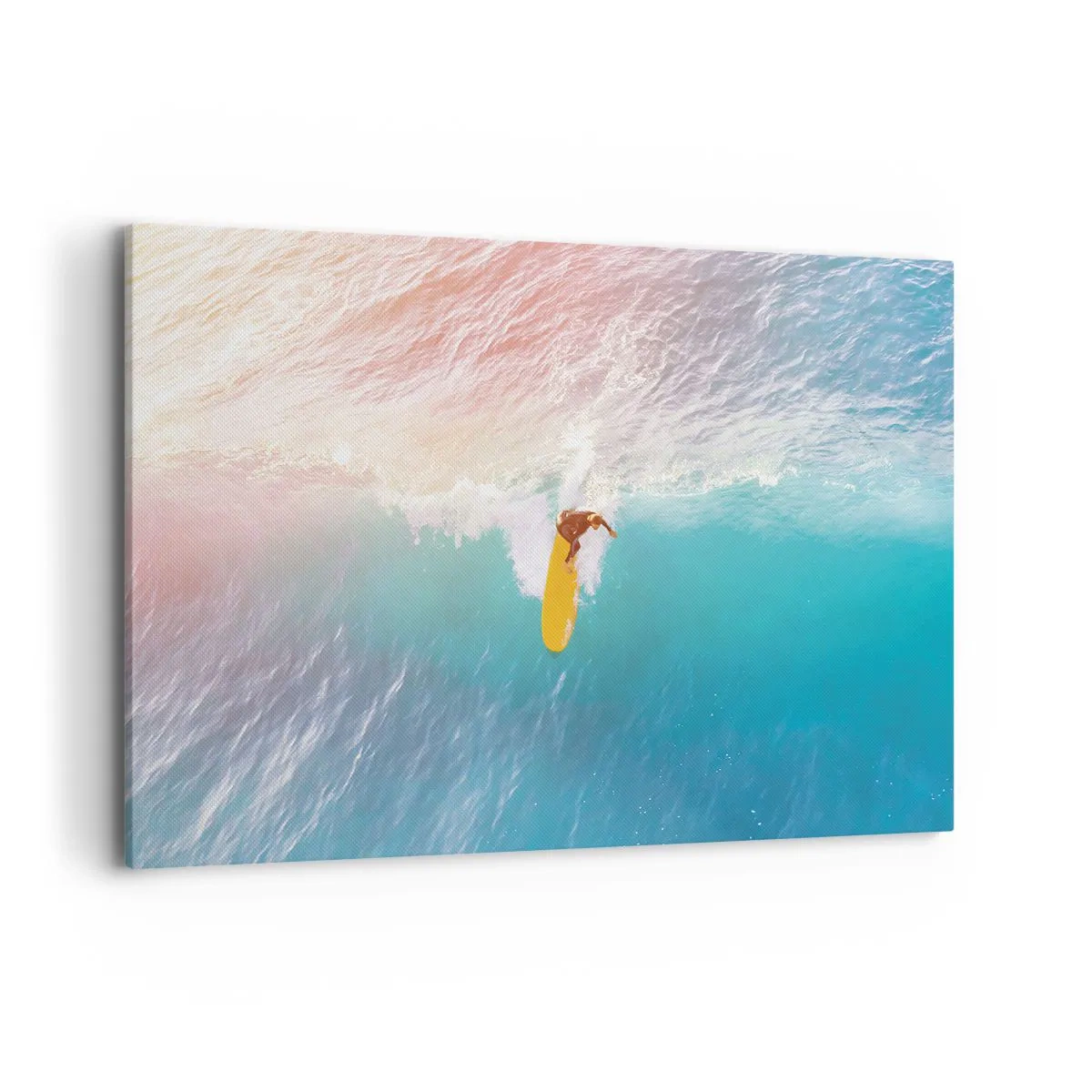 Lærredstryk - Billede på lærred - Ocean rytter - 100x70 cm