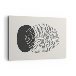 Lærredstryk - Billede på lærred - Varighed og vibration - 100x70 cm