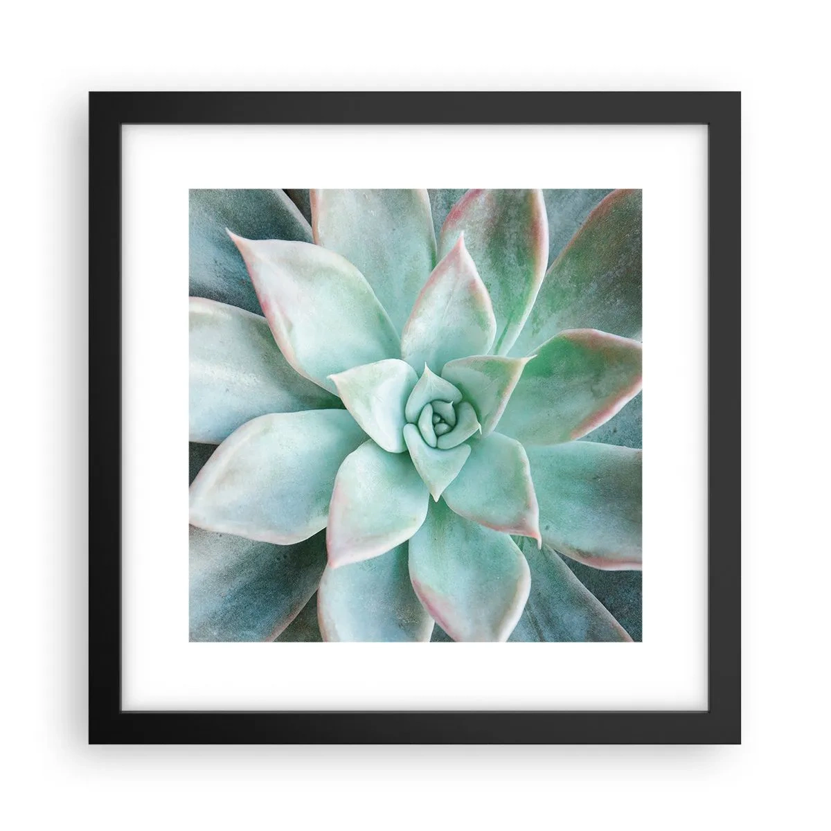 Plakat i sort ramme - Hjertet af ørkenen - 30x30 cm