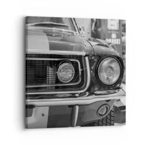 Lærredstryk - Billede på lærred - Hård kørsel - 30x30 cm