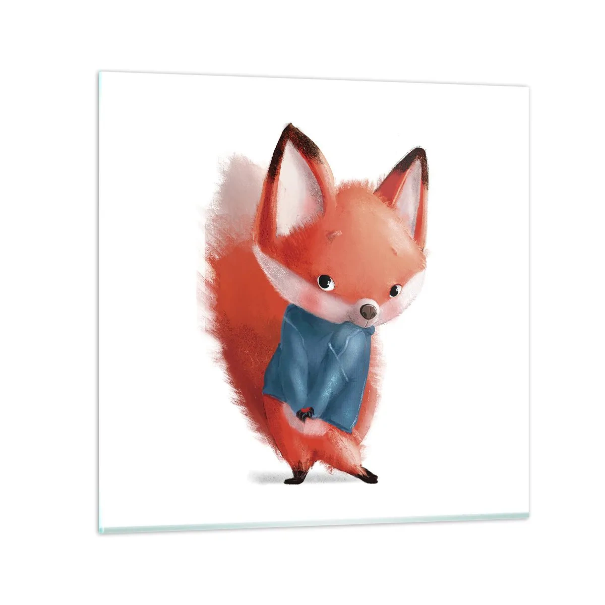 Billede på glas - Ser jeg smuk ud i den her? - 30x30 cm
