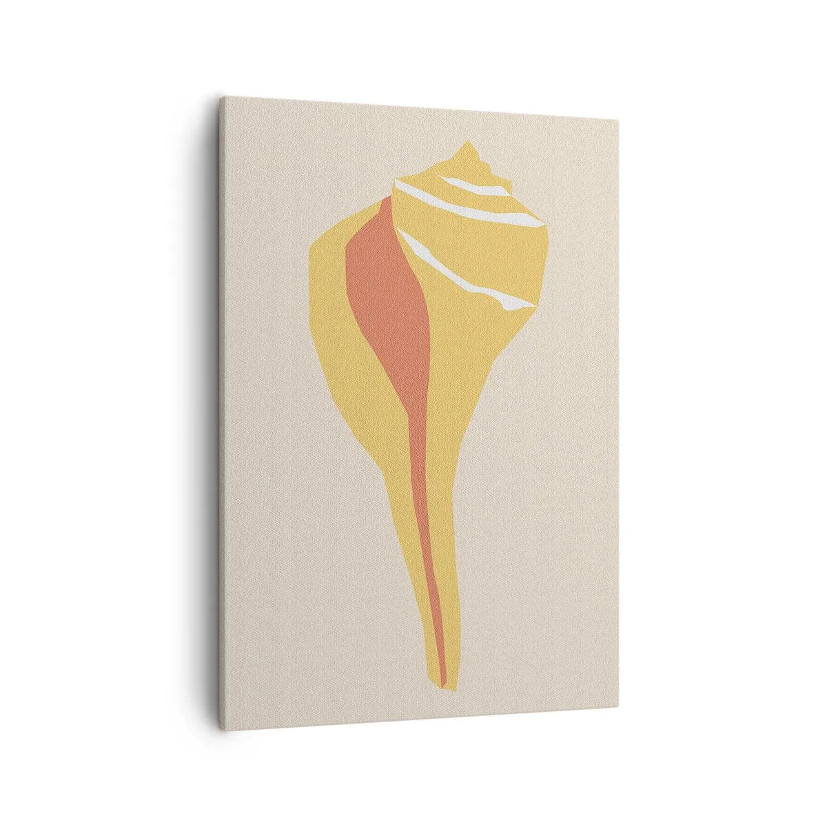 Lærredstryk - Billede på lærred - Organisk abstraktion - vækst - 50x70 cm