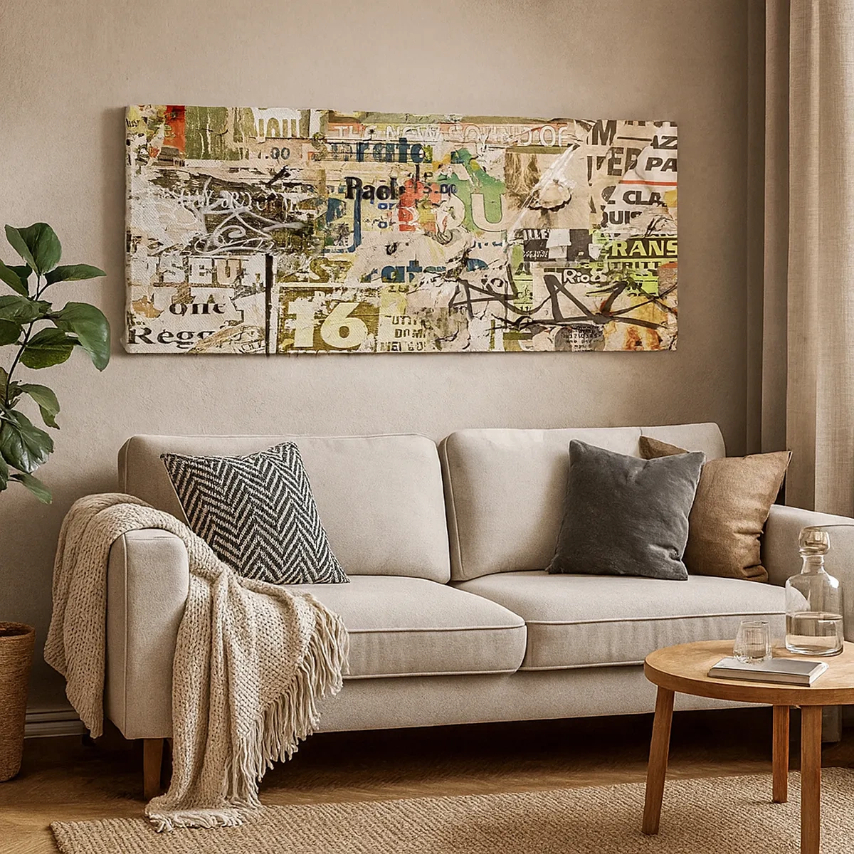 Lærredstryk - Billede på lærred - Åh, det er ved at ske... - 30x30 cm