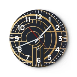 Vægur, Uret - At vende tingene på hovedet - 40x40 cm