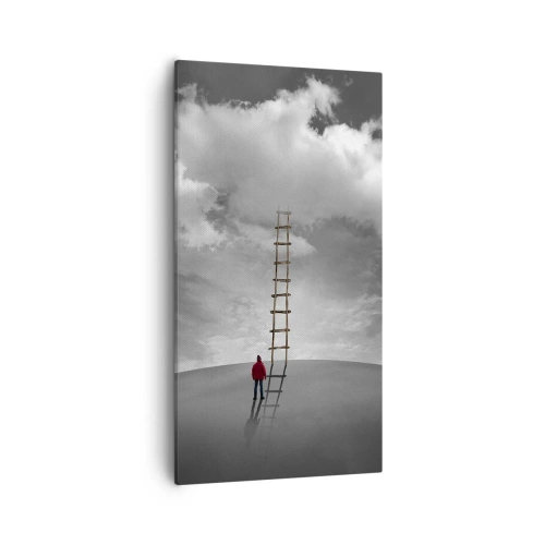 Lærredstryk - Billede på lærred - Alt er muligt - 55x100 cm