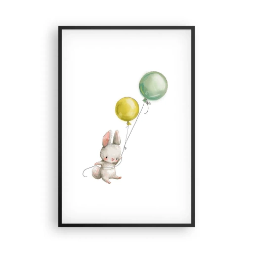 Plakat i sort ramme - Jeg vil også anbefale den! - 61x91 cm