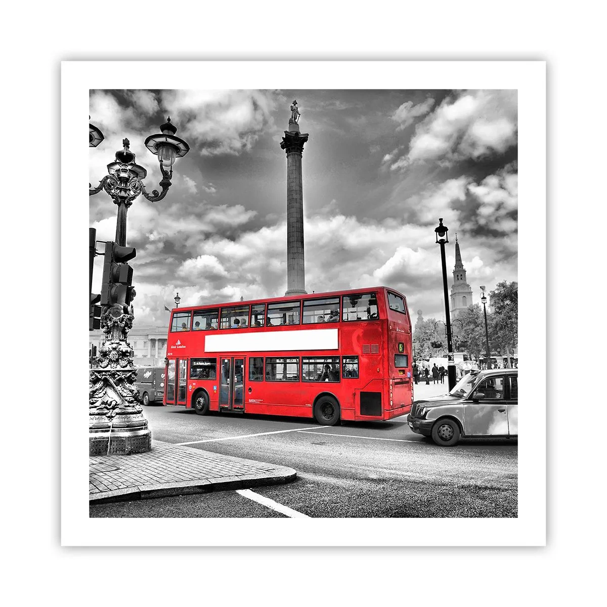 Plakat - Byens sande livsnerve - 60x60 cm