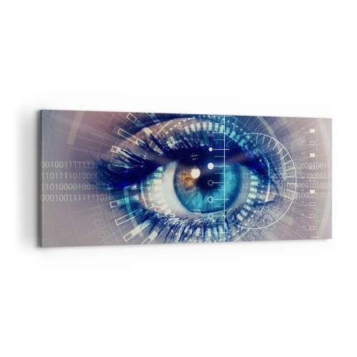 Lærredstryk - Billede på lærred - Du tror, ​​du kender mig - 100x40 cm