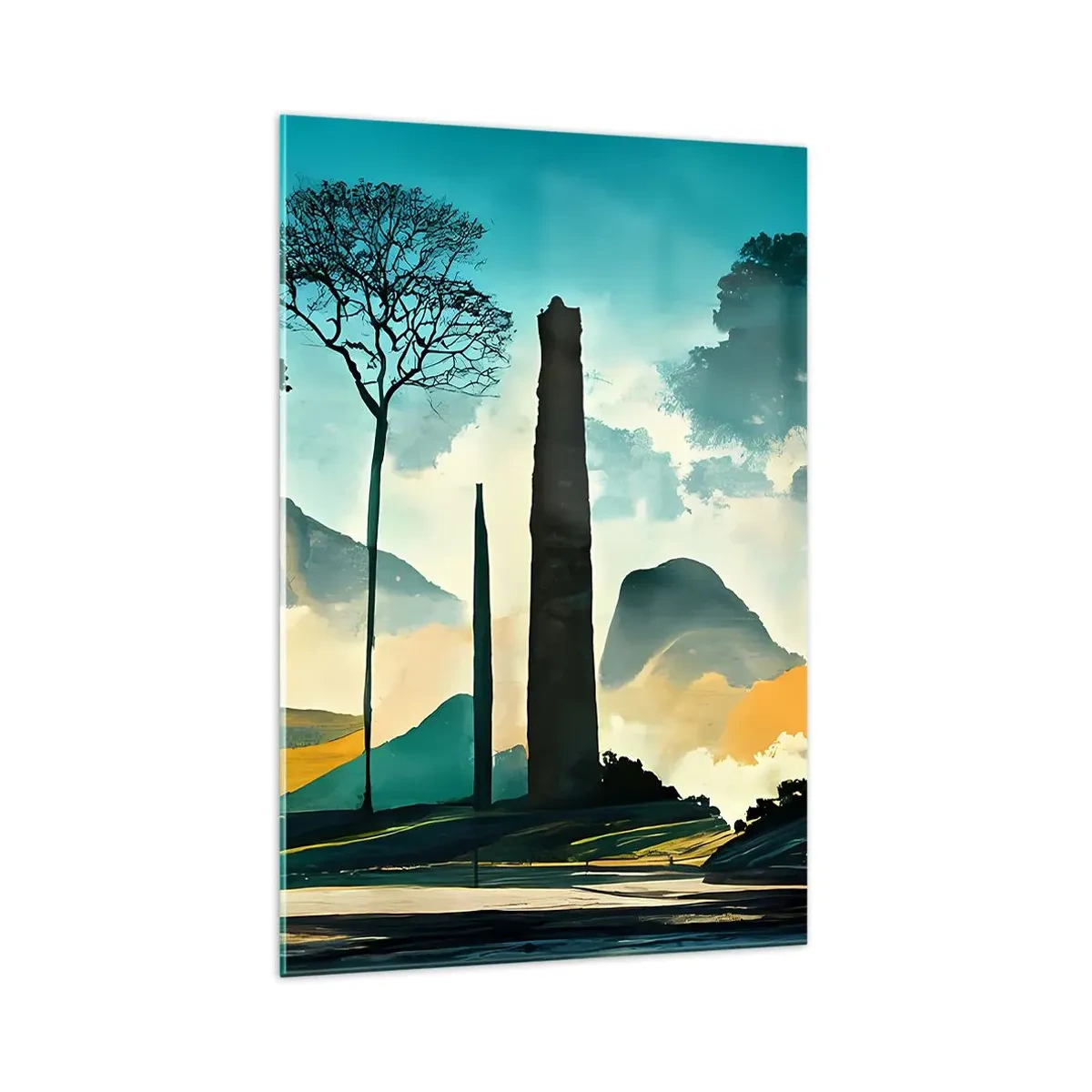 Billede på glas - Stadig højere og højere - 70x100 cm