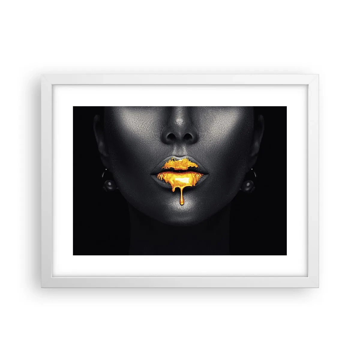 Plakat i hvid ramme - Gyldenmund - 40x30 cm