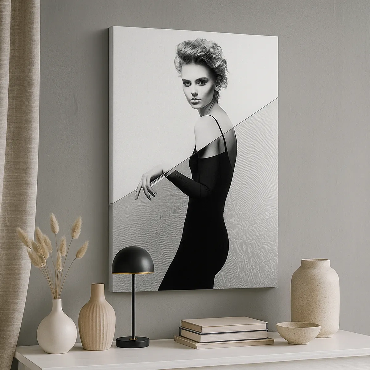 Lærredstryk - Billede på lærred - Magnetisk blik - 50x70 cm