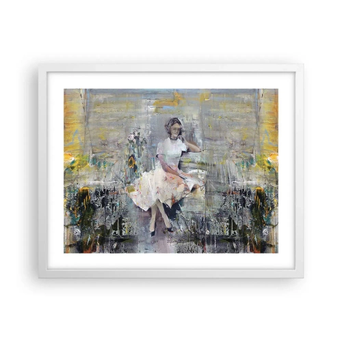 Plakat i hvid ramme - Klassisk og moderne - 50x40 cm