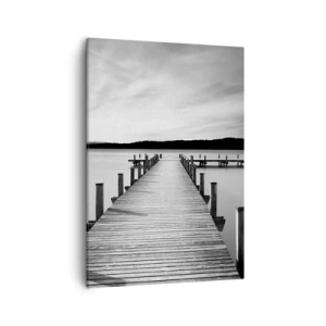 Lærredstryk - Billede på lærred - På vandhullet - fred - 50x70 cm