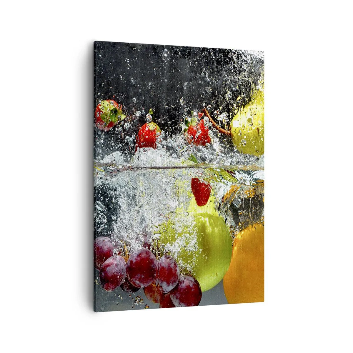Lærredstryk - Billede på lærred - Frugtagtig forfriskning - 50x70 cm
