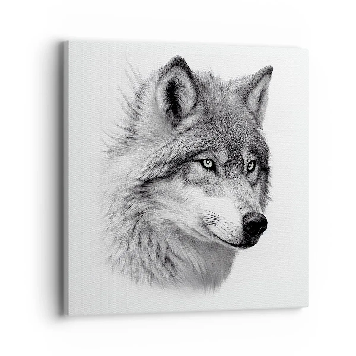 Lærredstryk - Billede på lærred - Alpha - uden tvivl - 40x40 cm