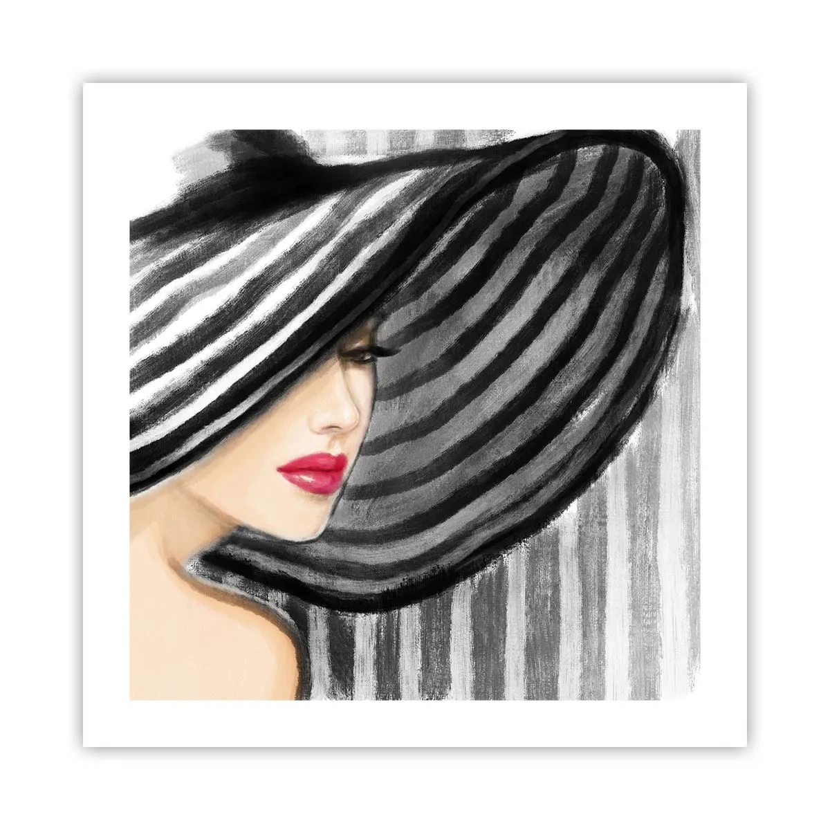 Plakat - Hvor kan jeg finde dig? - 50x50 cm