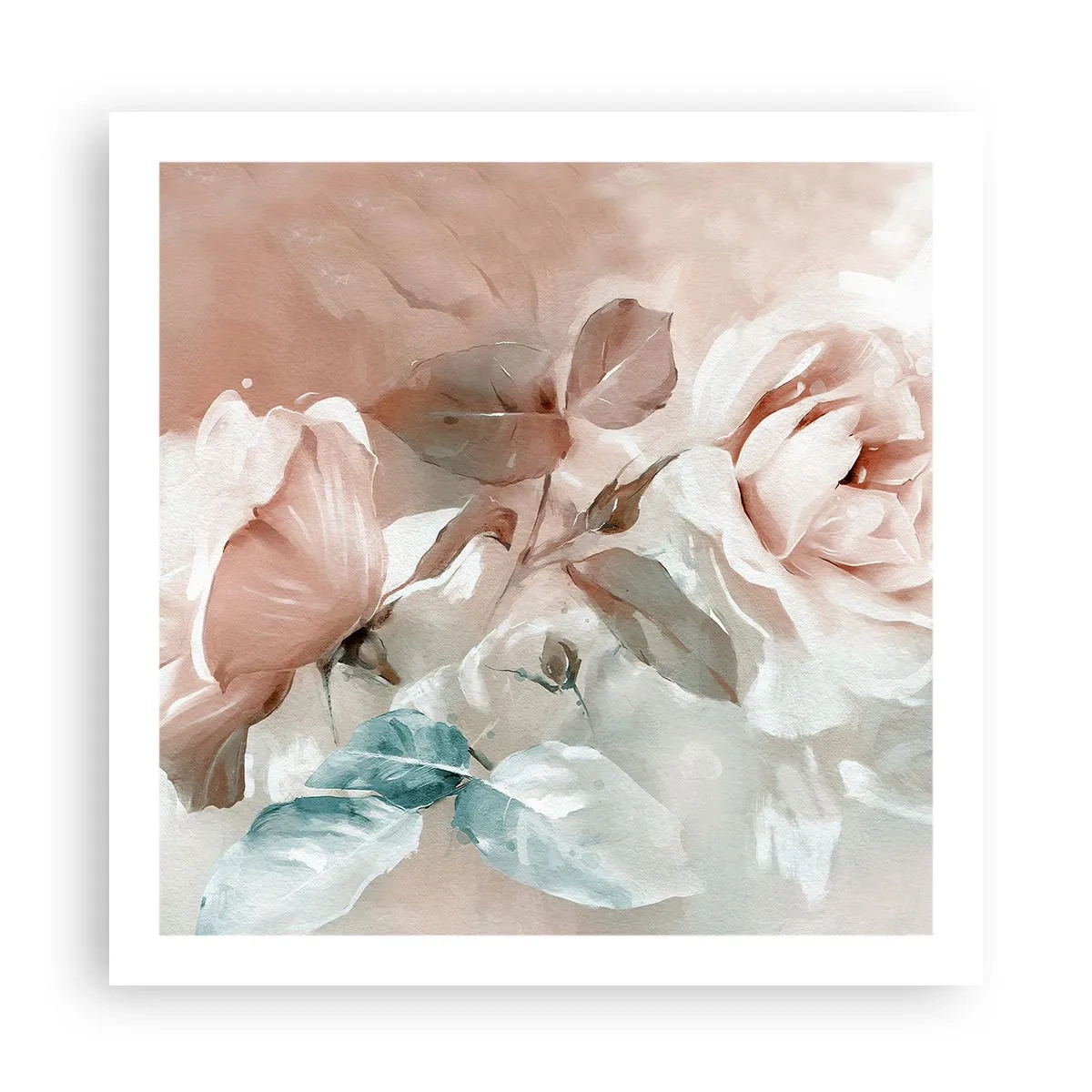 Plakat - Den romantiske ånd - 60x60 cm