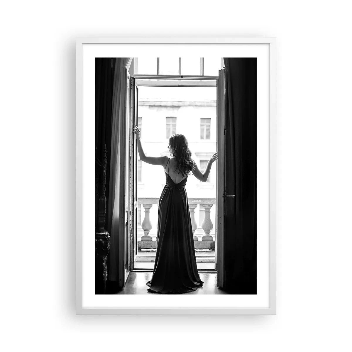 Plakat i hvid ramme - I stor stil - 50x70 cm