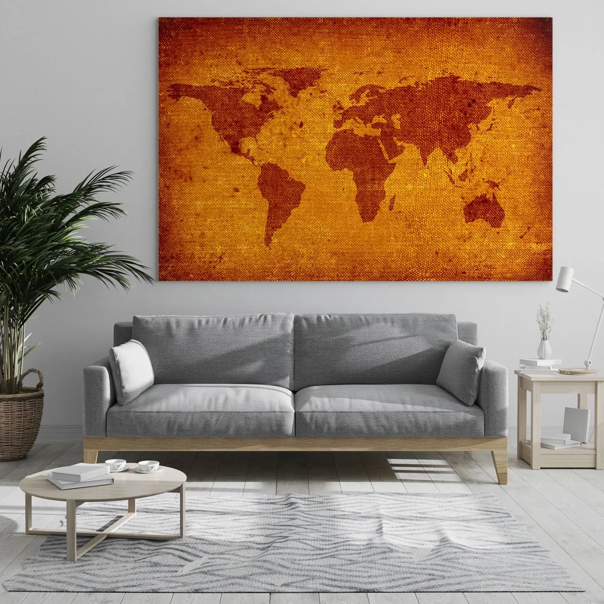 Billede på glas - Invitation til en rejse - 120x80 cm