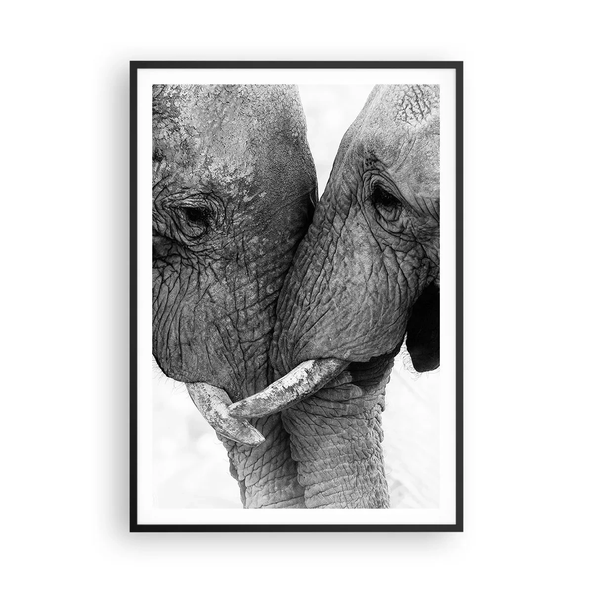 Plakat i sort ramme - Hjertelig tilståelse - 70x100 cm