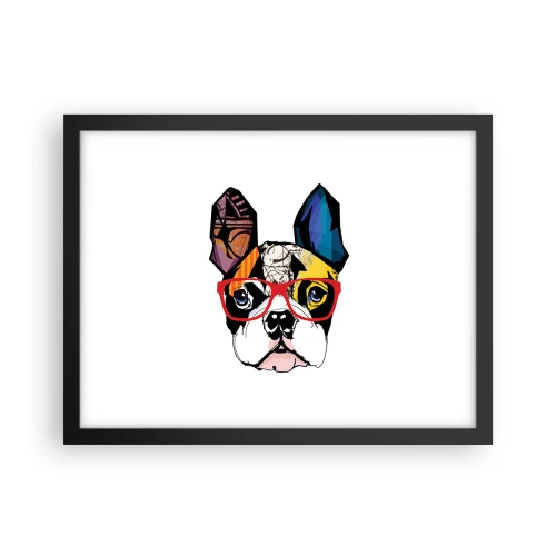 Plakat i sort ramme - Intellektuel - 40x30 cm