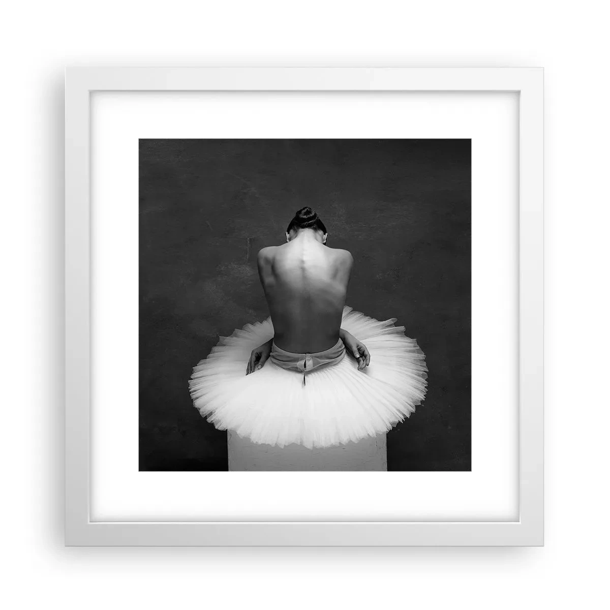 Plakat i hvid ramme - Blomstrer nu - 30x30 cm