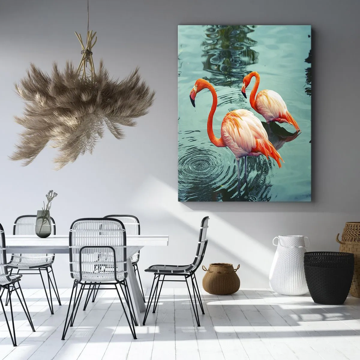 Lærredstryk - Billede på lærred - Vi er nu på mode - 50x70 cm