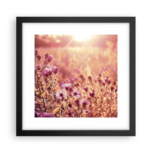 Plakat i sort ramme - Før sommeren er forbi - 30x30 cm