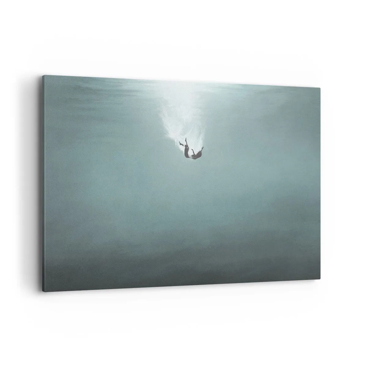 Lærredstryk - Billede på lærred - I havets favntag - 120x80 cm