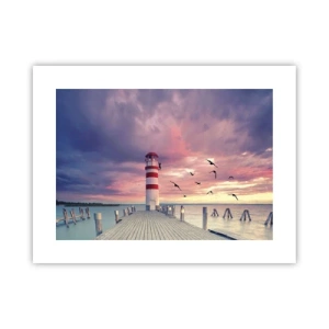 Plakat - Det er tid til havnen - 40x30 cm