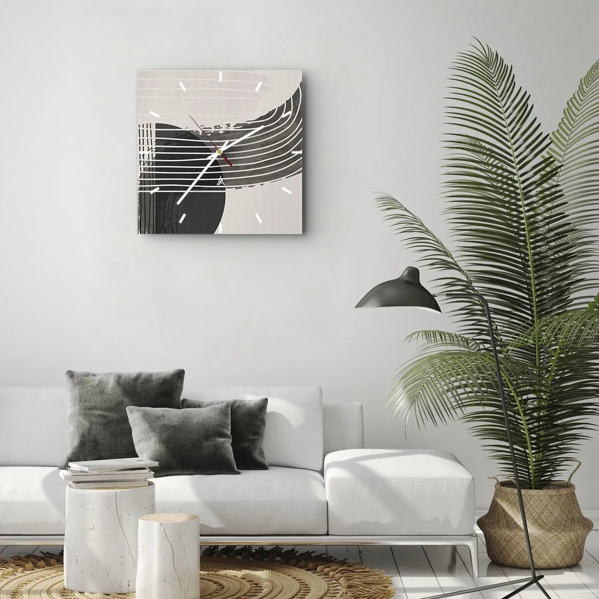 Vægur, Uret - Derhen og tilbage - 40x40 cm