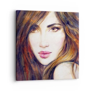 Lærredstryk - Billede på lærred - En øre for dine tanker - 30x30 cm